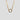 Diamond Necklace - White Gold Plated Silver
