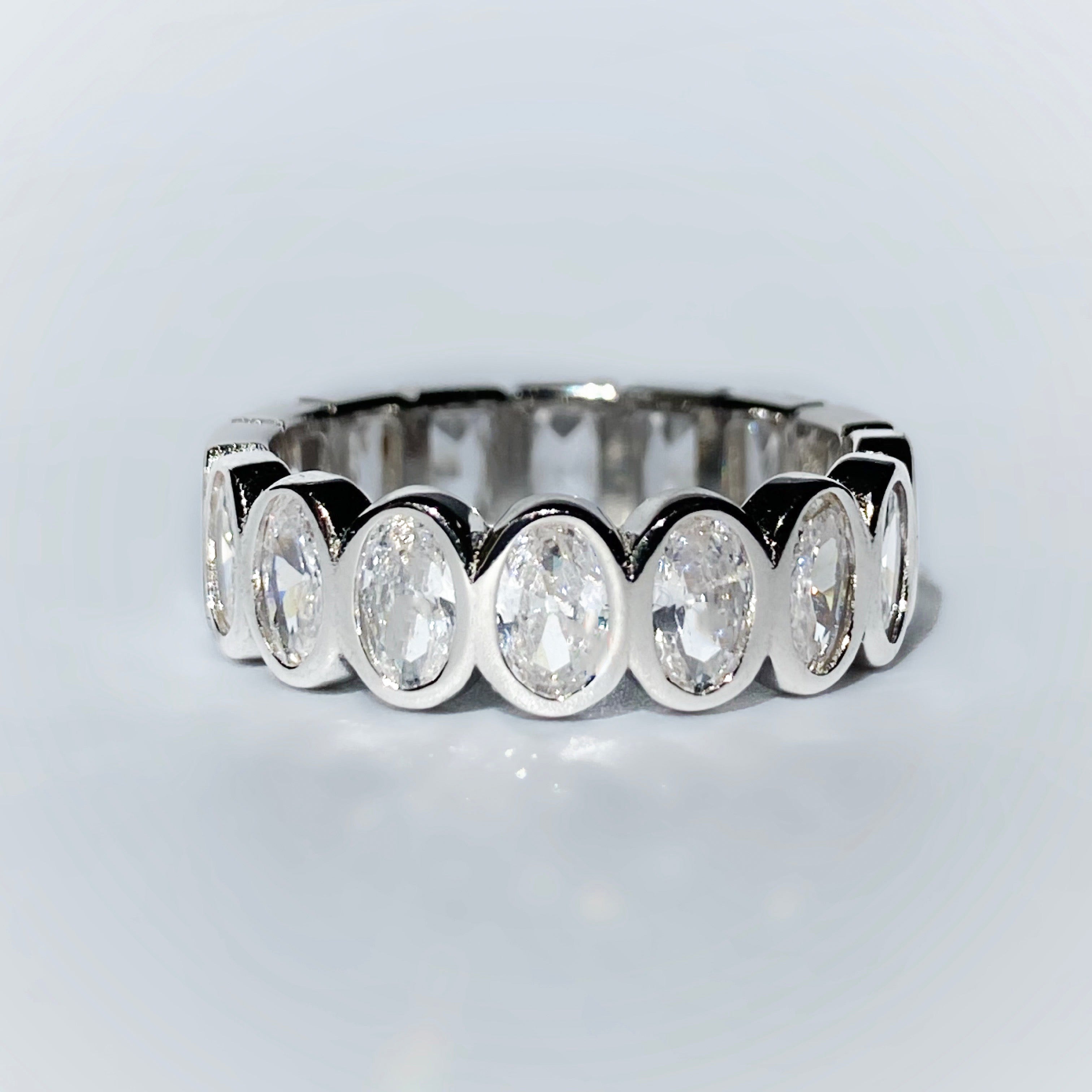 Bague Matrix - Argent Blanc