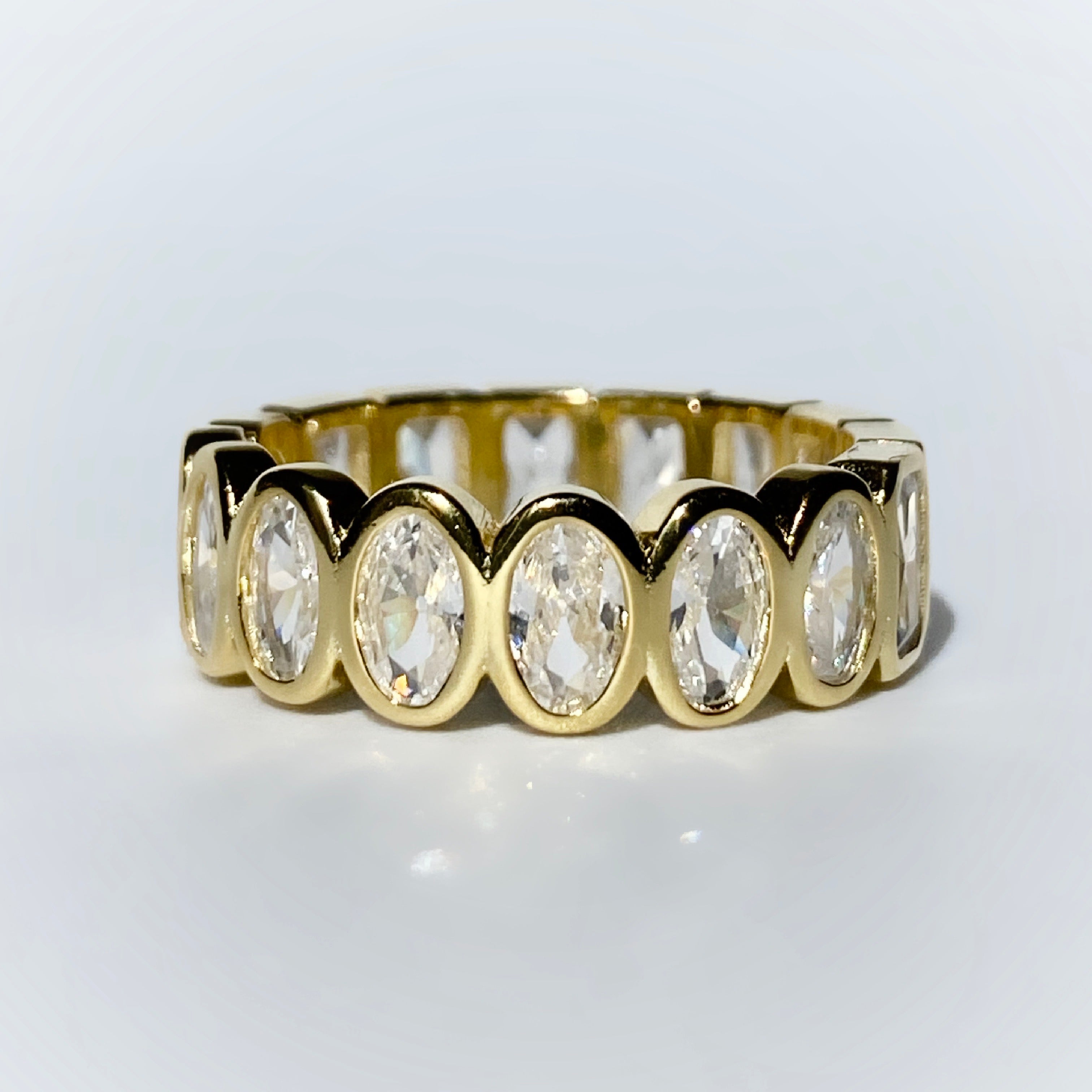 Bague Matrix - Plaqué Or 18k