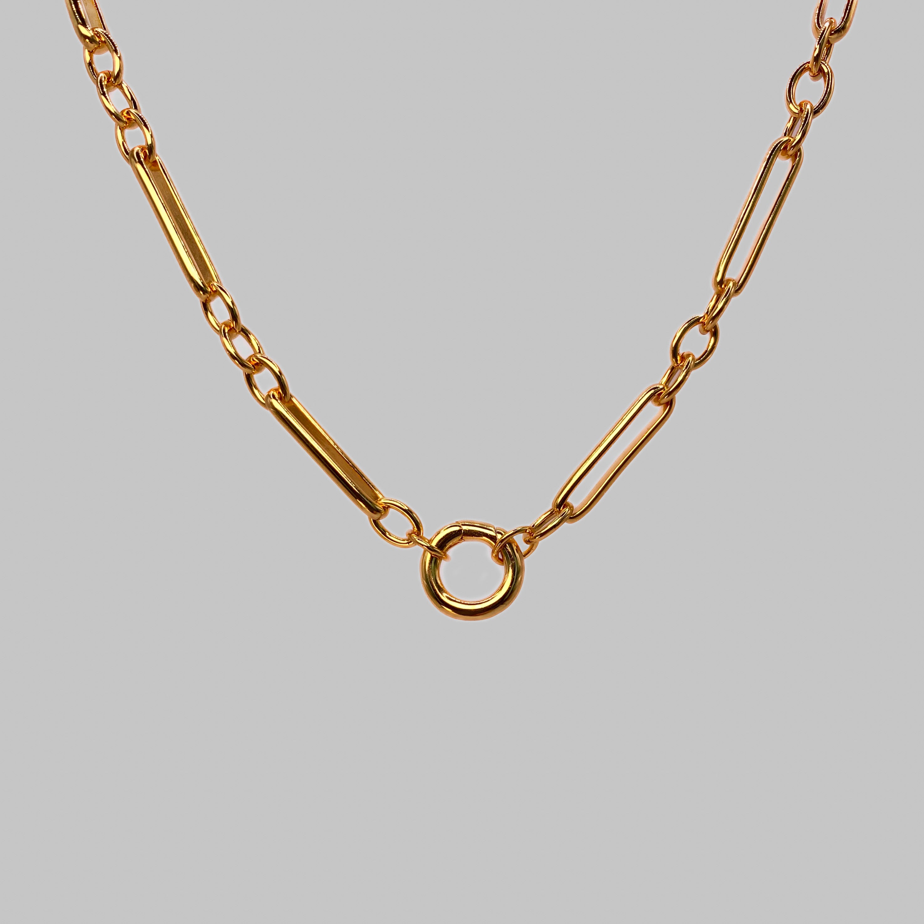 Collier Étreinte - Plaqué Or 18k