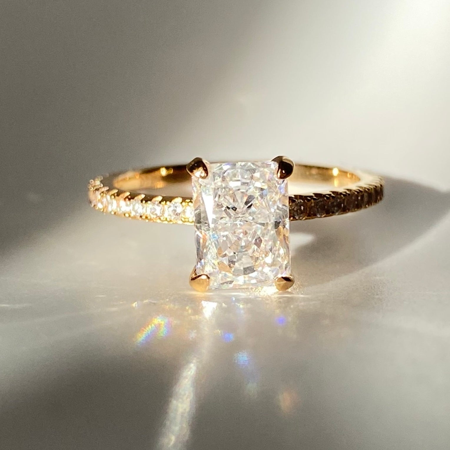 Bague mini Lucent - Plaqué Or 18k