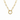 Collier Latché Trombone - Argent Blanc Plaqué Or