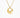 Collier Ombrelle - Argent Blanc Plaqué Or